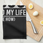 イエスは私の人生を頼イエス様に変えた キッチンタオル (四つ折り)