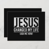 イエスは私の人生を頼イエス様に変えた シーズンカード (正面/裏面)