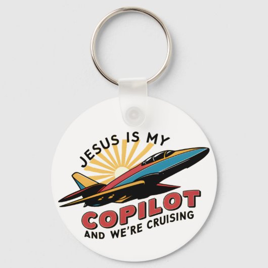 イエスは私の仲間で、私たちはクルージングだおもしろい キーホルダー (裏面)