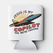 イエスは私の仲間で、私たちはクルージングだおもしろい 缶クーラー (裏面)