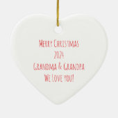 イエスは私の信仰のスマイルにオーナメントを置カスタマイズく セラミックオーナメント (裏面)