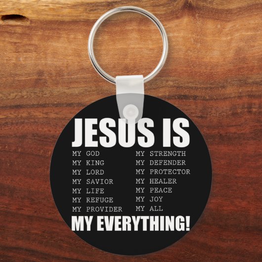 イエスは私の全てであるイエスTシャツあなたはパター キーホルダー (正面)