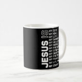 イエスは私の全てです、イエス・Tシャツはあなたはパートです コーヒーマグカップ (正面右)