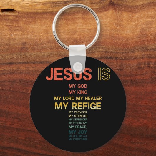 イエスは私の全ての全てである キーホルダー (正面)