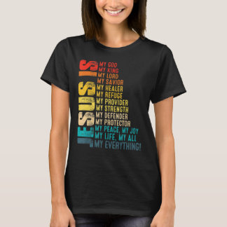 イエスは私の全ての全ての全ての事を私の神は私の主は私のサ Tシャツ