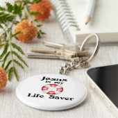 イエスは私の命を救う キーホルダー (側面)