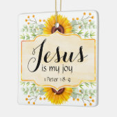 イエスは私の喜び セラミックオーナメント (左)