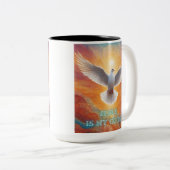 イエスは私の導きである ツートーンマグカップ (正面右)