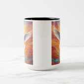 イエスは私の導きである ツートーンマグカップ (中央)