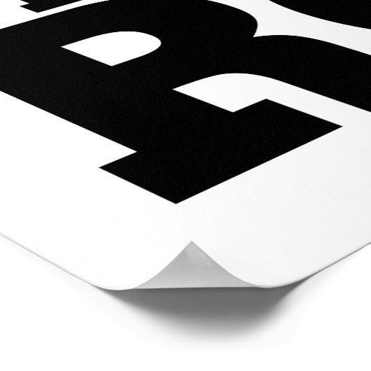 イエスは私の岩であり、私はそうやって転がいる ポスター (角)