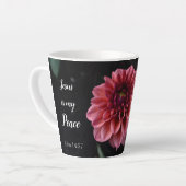 イエスは私の平和のマグカップ カフェラテマグ (左アングル)