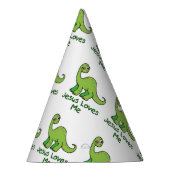 イエスは私の恐竜を愛している パーティーハット (右)