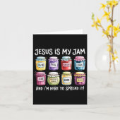 イエスは私の情熱です。キリスト教の教えを広めるためにここにいます カード (黄色い花)