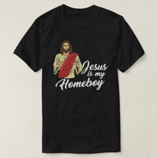 イエスは私の故郷であるキリストの信仰 Tシャツ (デザイン正面)