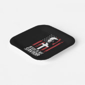 イエスは私の救い主であり、トランプは私のトランプUSA大統領である ペーパープレート (傾斜あり)