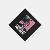 イエスは私の救い主であり、トランプは私の大統領である2024 スタンダードカクテルナプキン (角)