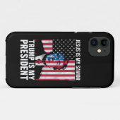 イエスは私の救い主であり、トランプは私の大統領である2024 Case-Mate iPhoneケース (裏面(横))