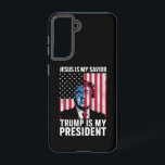 イエスは私の救い主であり、トランプは私の大統領である2024 SAMSUNG GALAXY S21ケース<br><div class="desc">イエスは私の救い主トランプは私の大統領トランプ2024</div>