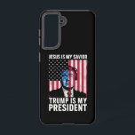 イエスは私の救い主であり、トランプは私の大統領である2024 SAMSUNG GALAXY S21ケース<br><div class="desc">イエスは私の救い主トランプは私の大統領トランプ2024</div>