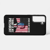 イエスは私の救い主であり、トランプは私の大統領である2024 SAMSUNG GALAXYケース (裏面横)
