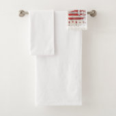 イエスは私の救い主であり、トランプは私の大統領アメリカ人である バスタオルセット (インサイチュ)