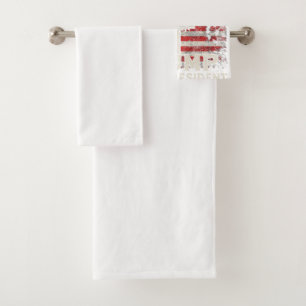 イエスは私の救い主であり、トランプは私の大統領アメリカ人である バスタオルセット