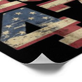 イエスは私の救い主であり、トランプは私の大統領アメリカ人である ポスター (角)