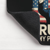 イエスは私の救い主であり、トランプは私の大統領47アメリカ マウスパッド (コーナー)