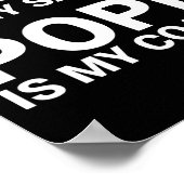 イエスは私の救い主であり、教皇は私のコーチである ポスター (角)