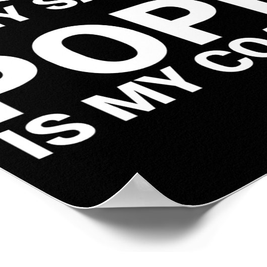 イエスは私の救い主であり、教皇は私のコーチである ポスター (角)