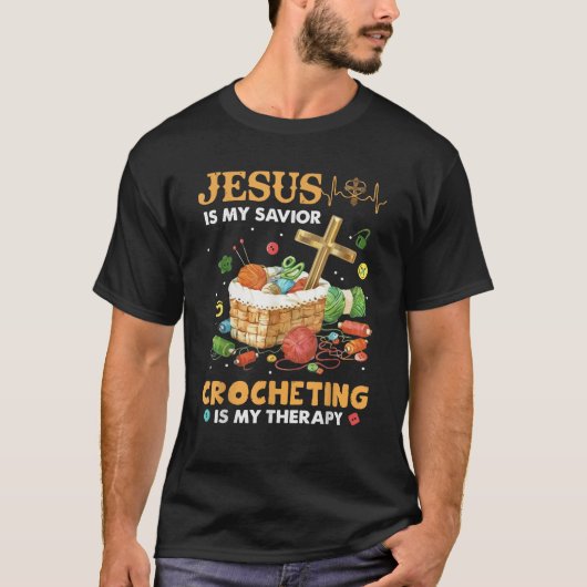イエスは私の救い主であり、裏切りは私のセラピー Tシャツ (正面)
