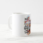 イエスは私の救い主である馬は私のセラピーであるおもしろい コーヒーマグカップ (正面左)