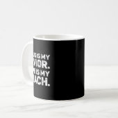イエスは私の救い主である1 コーヒーマグカップ (正面左)