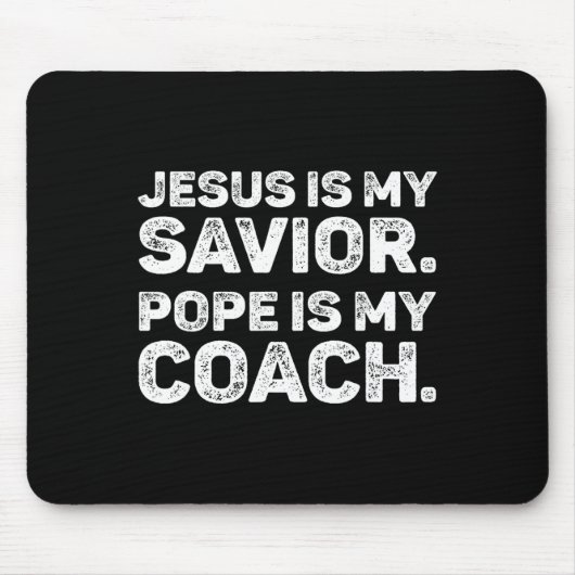 イエスは私の救い主である1 マウスパッド (正面)