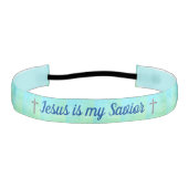 イエスは私の救い主である アスレチックヘッドバンド (正面)