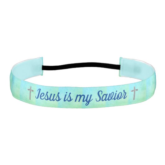 イエスは私の救い主である アスレチックヘッドバンド (正面)