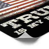 イエスは私の救い主で、トランプは私の大統領TシャツJ ポスター (角)