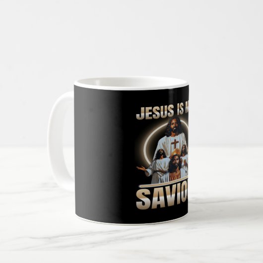 イエスは私の救い主のマグである コーヒーマグカップ (正面左)