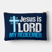 イエスは私の救い主キリスト教十字教会の主である アクセサリーポーチ (裏面)