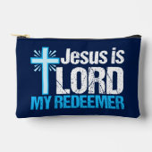 イエスは私の救い主キリスト教十字教会の主である アクセサリーポーチ (正面)