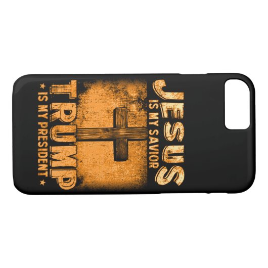 イエスは私の救い主トランプは私の大統領です Case-Mate iPhoneケース (裏面(横))