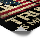 イエスは私の救い主トランプは私の大統領トランプ2 ポスター (角)