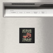 イエスは私の救い主トランプは私の大統領トランプ2 マグネット (インサイチュ (食洗機))