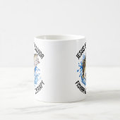 イエスは私の救い主魚釣りは私のセラピー コーヒーマグカップ (中央)
