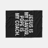 イエスは私の救い主2 フリースブランケット (正面(横))