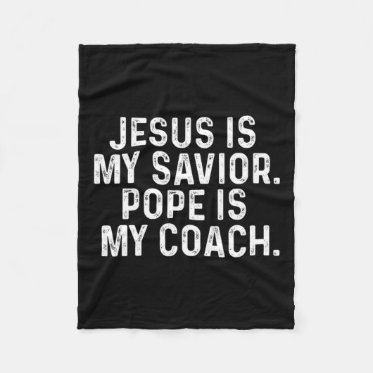 イエスは私の救い主2 フリースブランケット (正面)