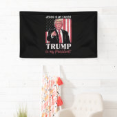 イエスは私の救世主トランプは私の大統領選挙 横断幕 (インサイチュ)