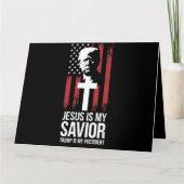 イエスは私の救世主、トランプは私の大統領、トランプUSA カード (正面)