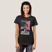 イエスは私の救世主 トランプは私の大統領 2024 Tシャツ (正面フル)