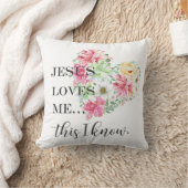 イエスは私の知る限り私を愛している クッション (ブランケット)